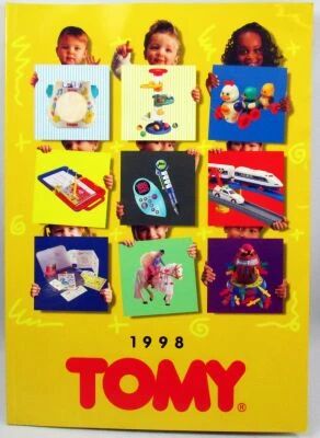 Catalogue professionnel Tomy 1998 (Sylvanians Families, Tomica World, Mes Jolis Chevaux...)