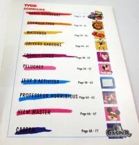 Catalogue professionnel Tyco France 1995 (X-Men, Casper, Looney Tunes, Matchbox, Tintin, Prof. Horribilus, View Master...)