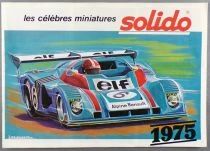 Catalogue Solido 1975 24 Pages Couleurs 21 x 15cm