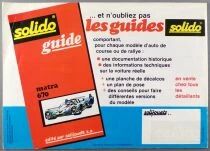 Catalogue Solido 1975 24 Pages Couleurs 21 x 15cm