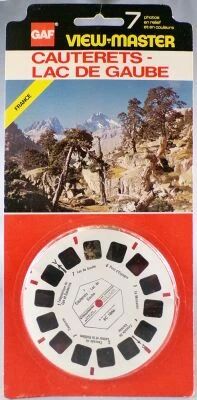 Cauterets Lac de Gaube France - Memory Series - 1 x View-Master Disc with Open Card Ref. BC 188-6