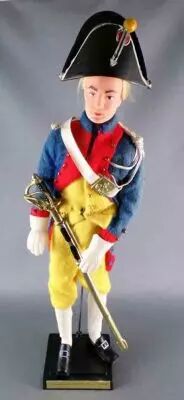 Ancienne Poupée Soldat Premier Empire - C.D.C Mollard Paris - Sapheur 3ème Régiment