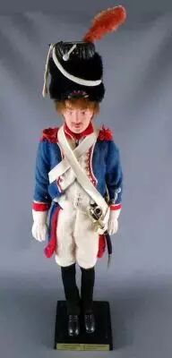  C.D.C. Mollard Paris R�f 8 - Mannequin Articul� 30cm type Action Joe - Empire Grenadier d\'Infanterie 1er Empire 1809-1812