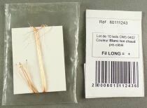 CDF 80111243 Ho 6 Leds CMS O402 Blanc Ton Chaud Pr&eacute;-c&acirc;bl&eacute;es Eclairage Locomotives Neuves