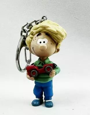 C�dric - Plastoy Keychain/PVC Figure - C�dric with his toy