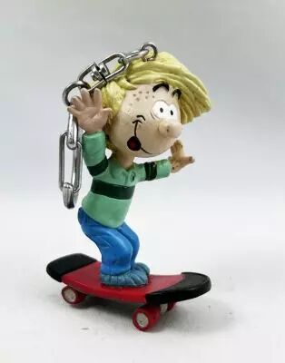 C�dric - Plastoy Keychain/PVC Figure - C�dric with Skate Board