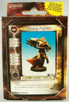 Cell Entertainment - Game 1999 - Metal Figure & Rulebook Mint in Box - Champion Angelique