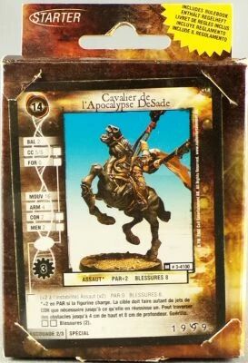 Cell Entertainment - Jeu 1999 - Figurine M�tal & Livret Neuf Boite - Cavalier de l\'Apocalypse DeSade