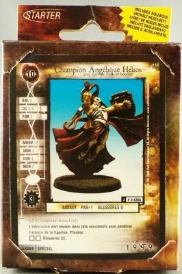 Cell Entertainment - Jeu 1999 - Figurine M�tal & Livret Neuf Boite - Champion Ang�lique H�lios