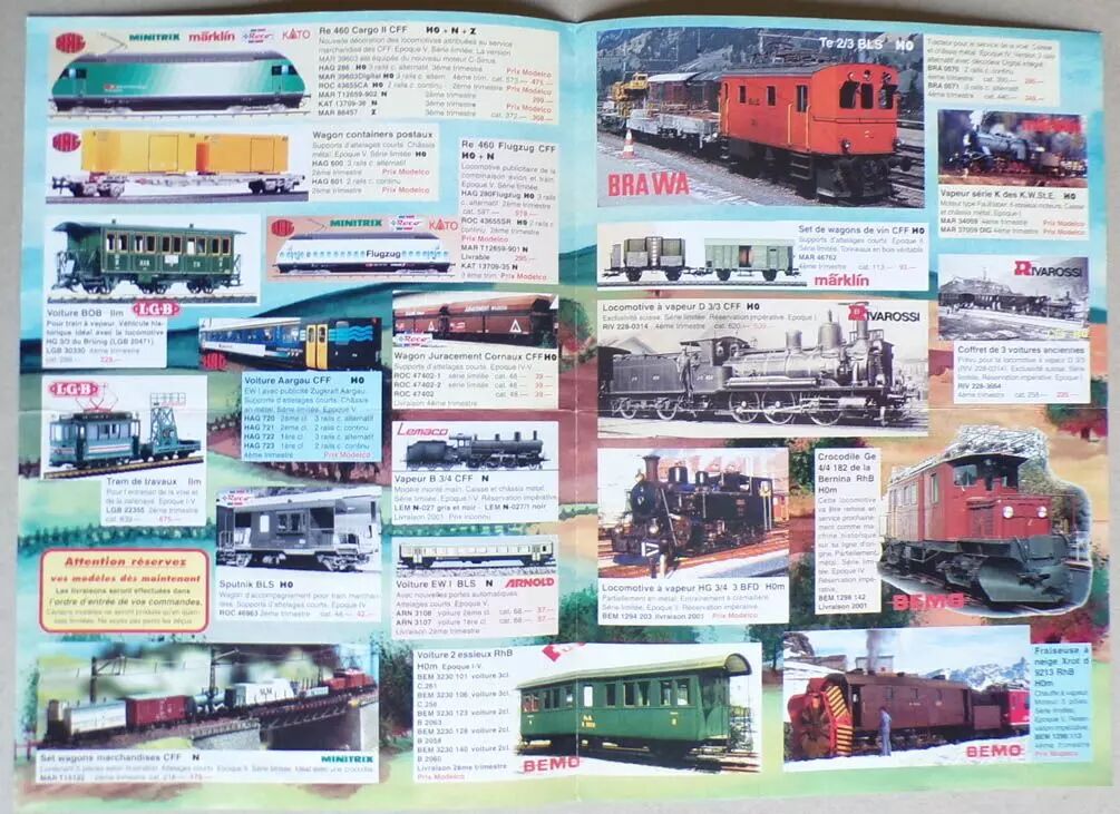 Catalogue Pocher X412 HO 16 Pages - Train Wagon Voiture Maquette 19,5x22 Cm