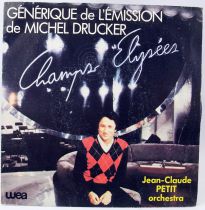 Champs Elysées - Disque 45Tours - Générique de l\'émission de Michel Drucker - WEA Records 1982