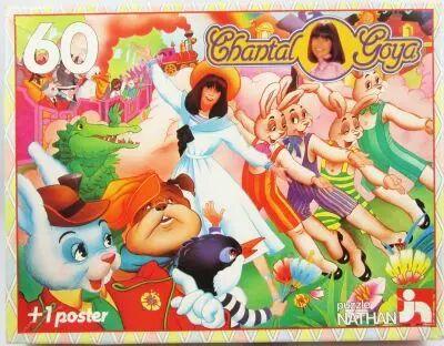 Chantal Goya - Puzzle 60 pi�ces - Animauville - Nathan 1982