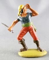 Charbens - Figurine Plastique 60mm - Pirates Corsaires - Avec Poignard