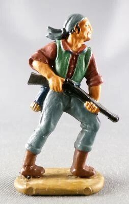 Charbens - Plastic Figure 60mm - Pirates - Advancing with Rifle