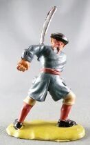 Charbens - Plastic Figure 60mm - Pirates - Captain with Saber