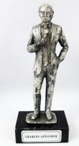 Charles Aznavour - 6\" die-cast métal statue - Daviland France 1978