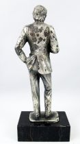 Charles Aznavour - 6\" die-cast métal statue - Daviland France 1978
