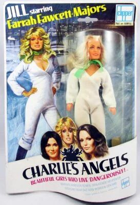 Charlie\'s Angels - Jill (Farrah Fawcett-Majors) - Mint on card 8 inches Doll - Hasbro 1977
