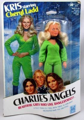 Charlie\'s Angels - Kris (Cheryl Ladd) - Mint on card 8 inches Doll - Hasbro Clipper 1977