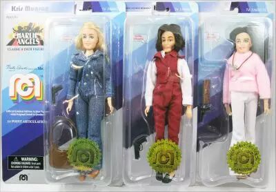 Charlie\'s Angels - Mego - Kris Munroe, Sabrina Duncan & Kelly Garrett - \ TV Favorites\  8\  figures