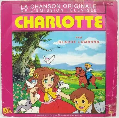 Charlotte - Disque 45Tours - Bande Originale S�rie Tv - Disques Ades 1987