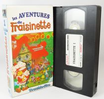 Charlotte aux Fraises - Cassette VHS Récré Vidéo - Les Aventures de Fraisinette \ Trouble-fête\ 