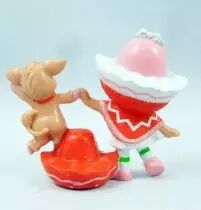 Charlotte aux fraises - Miniatures - Caf&eacute; Ol&eacute; danse avec Friand (loose)