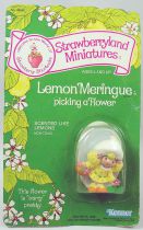 Charlotte aux fraises - Miniatures - Meringue Citron cueille une fleur