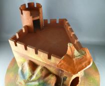 Château Fort Bois Moyen Age Papier Maché Composition compatible Starlux Quiralu