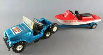 Chopper Squad - Corgi Gift Set n�35 - Jeep & Boat on Trailer Surf rescue no Box
