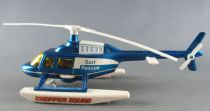 Chopper Squad L\'Escadron Volant - Corgi n°927 - Hélicoptère Jet Ranger Sauvetage en mer Surf Rescue sans Boi
