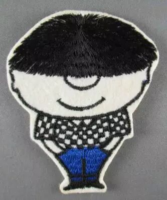 ChouChou & Y�y� - ChouChou �cusson Patch en Tissus Brod� Pantalon Bleu Etat Neuf