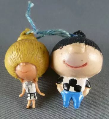 ChouChou & Y�y� - Figurine porte-clefs Denain Paris 1963