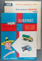 Cij Europarc - Catalogue et 1 Tarif 1964 - Voitures Camions 1/43