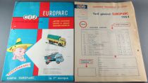 Cij Europarc - Catalogue et 2 Tarifs 1964 - VoituresCamions 1/43