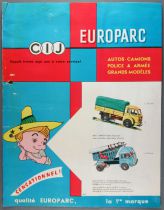 Cij Europarc - Catalogue et 2 Tarifs 1964 - VoituresCamions 1/43