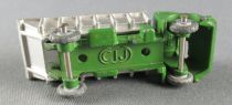 Cij Réf M4 Renault Camion Benne Basculante Vert & Gris Micro-Miniatures