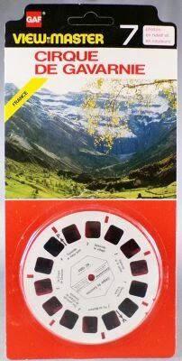 Cirque de Gavarnie France - Memory Series - 1 x View-Master Disc Mint on Card Ref. BC 188-4-F