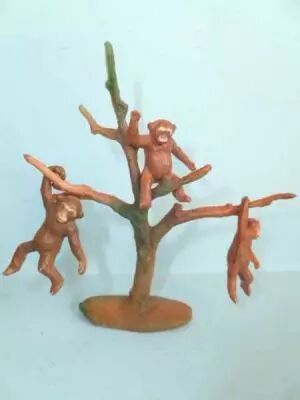 Clairet - Adventures & Zoo - Tree with 3 Apes