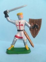 Clairet - Middle-Age - Footed Crusader with sword & shield
