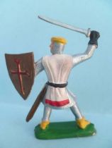 Clairet - Moyen- Age - Piéton Croisé épée & bouclier