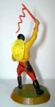 Clairet - wild west - cow boy 1st series - footed with whip (red & yellow - yellow hat)