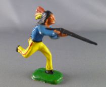 Clairet - Wild West - Indians 3rd series - Footed Firing rifle running