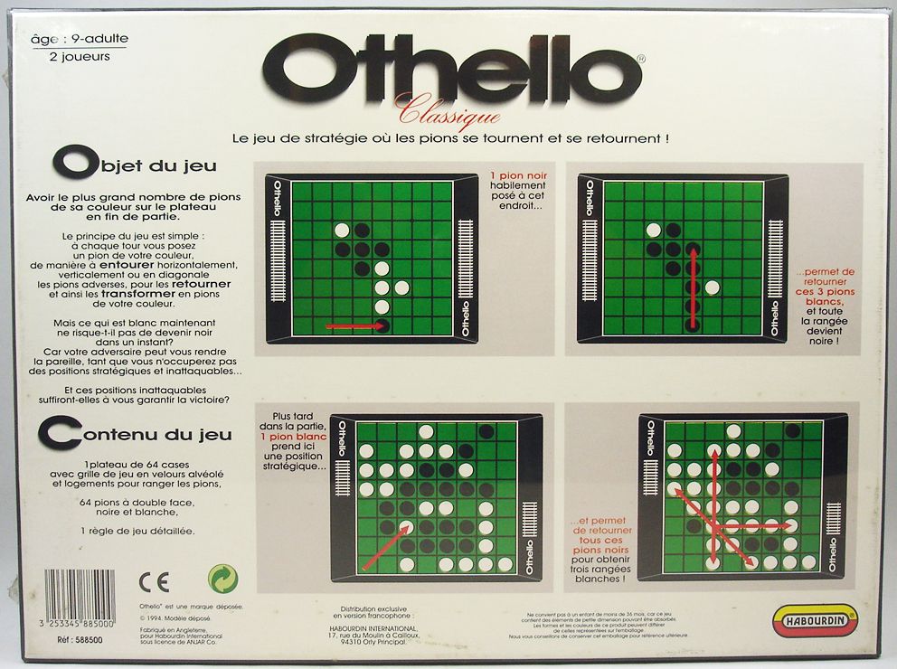 BANDAI Bandai Games - Othello, Jeux