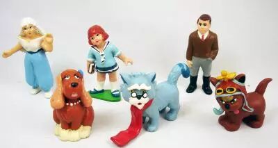 Cl�mentine - Schleich PVC Figures - Complete set of 6 figures : H�m�ra, Alex Dumat, H�lice, Gontran, Starlett O\'Wawa, Cl�mentine