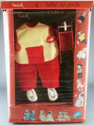 Clodrey - Red & Yellow Outfit and Whellbarrow -  Mick le B�b� de Poche