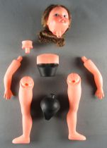 Clodrey Polyflex - 25 cm Doll -  Caroline & Wardrobe with Box