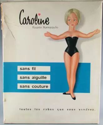 Clodrey Polyflex - Poup�e Mannequin 25 cm - Caroline & Garde Robe en Boite