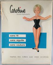 Clodrey Polyflex - Poupée Mannequin 25 cm - Caroline & Garde Robe en Boite