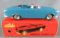 Club Solido Coffret Réf 108 Série 100 Peugeot 403 Cabriolet Bleu 1/43 Neuve Boite